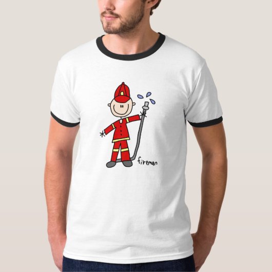 棒人間消防士 Tシャツ (正面)