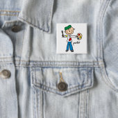 棒人間画家 缶バッジ (インサイチュ)