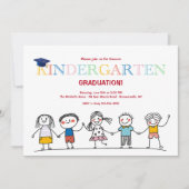 棒人間 招待状 (正面)