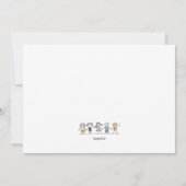 棒人間 招待状 (裏面)