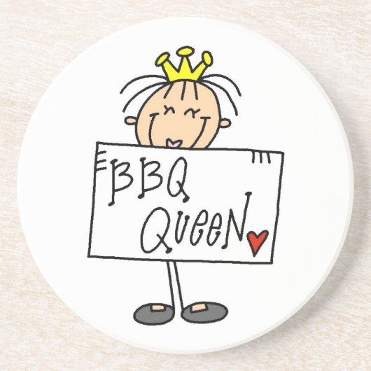 棒人間BBQ女王 コースター (正面)