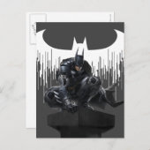 棒兵が柱に腰掛ける ポストカード (正面/裏面)