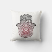 棒宝模様のハムサ クッション (正面)