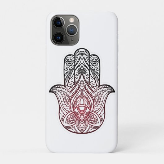 棒宝模様のハムサ Case-Mate iPhoneケース (裏)