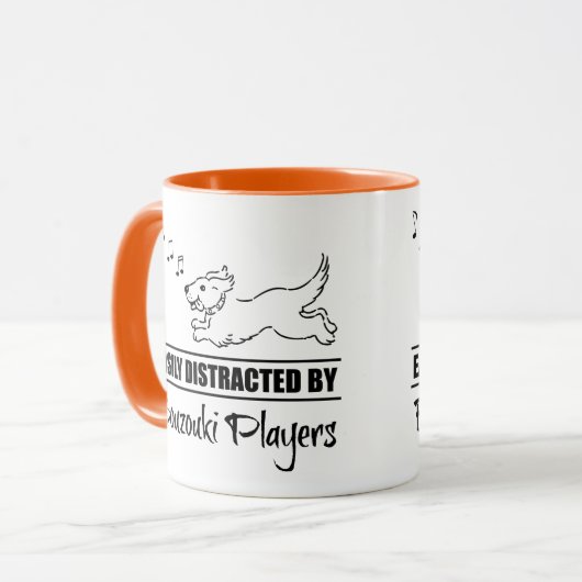 棒引ランニング選手に気さくされるの犬|過去記事 マグカップ (正面左)