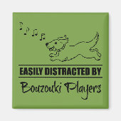 棒引ランニング選手に気さくされるの犬|過去記事 マグネット (正面)