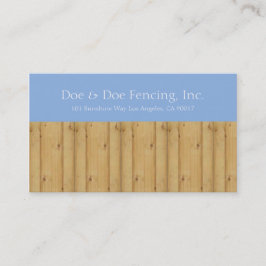 棒杭の囲いまたはフェンシングの建築業者のLt青の空 名刺