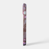 棒渦巻銀河メシエ83。 iPhone 15ケース (左側面)