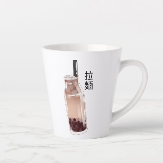 棒茶バブルティー カフェラテマグ (右)