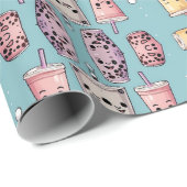 棒茶ラッピング紙 ラッピングペーパー (ロールコーナー)