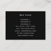 棒飲食業カード 名刺 (裏面)