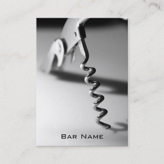 棒飲食業カード 名刺 (正面)