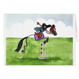 棒馬の子馬のShowjumping