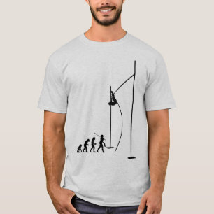 棒高跳びのアスリート Tシャツ