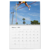 棒高跳びのカレンダー カレンダー (2月 2027)