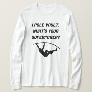棒高跳びのワイシャツ Tシャツ