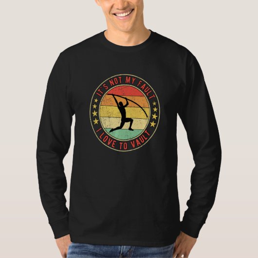 棒高跳びの跳躍 Tシャツ (正面)