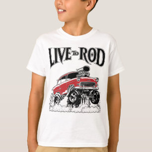 棒1955年のGasserに住んで下さい Tシャツ