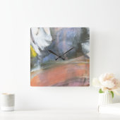 棒 スクエア壁時計 (ホーム)