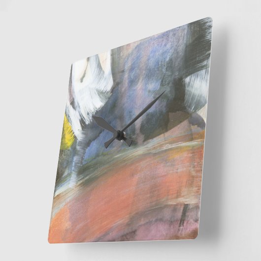 棒 スクエア壁時計 (傾斜)