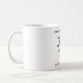 棘と赤いバラのマグカップ コーヒーマグカップ (左)