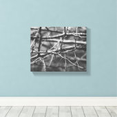 棘のある枝 キャンバスプリント (インサイチュ (ウッドフロア))