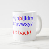 棘を取り戻す ジャンボコーヒーマグカップ (正面右)