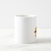 棚に並ぶ三人の友達 コーヒーマグカップ (中央)