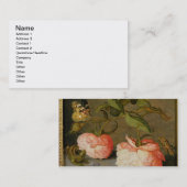 棚のバラが付いている静物画 名刺 (正面/裏面)