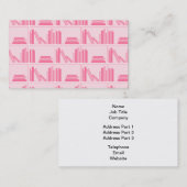 棚のピンクの本 名刺 (正面/裏面)