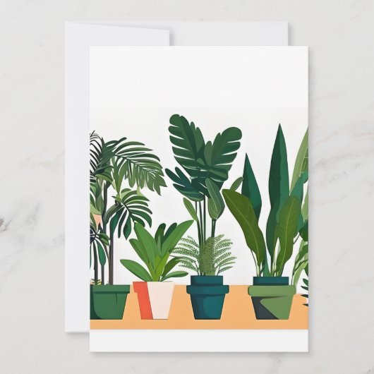 棚の上の植物 シーズンカード (正面)