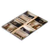 棚の古いヴィンテージの50年代のラジオ ノートブック (左側)