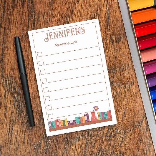 棚の本 読書リスト 付箋メモ ポストイット