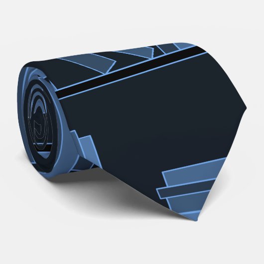 棚の濃紺の本 ネクタイ (ロール)