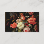 棚の花の静物画 名刺 (裏面)