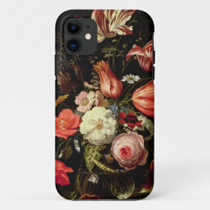 棚の花の静物画 iPhone 11 ケース