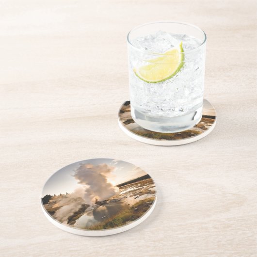 棚の間欠泉、Norrisの間欠泉の洗面器 コースター (側面)