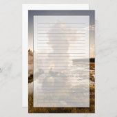 棚の間欠泉、Norrisの間欠泉の洗面器 便箋 (正面/裏面)