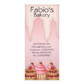 棚カードベーカリーBusniess、サービス係、喫茶店 ラックカード (裏面)