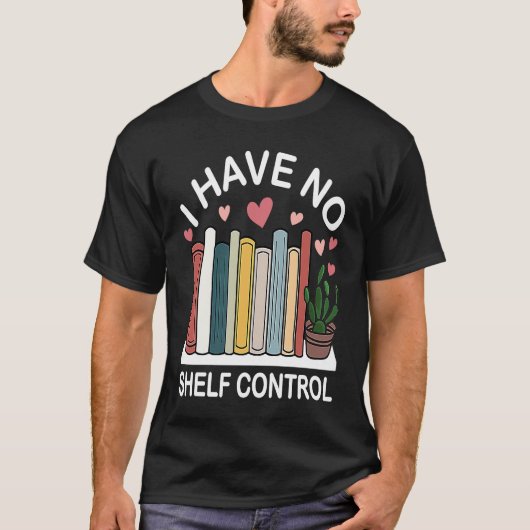 棚コントロールの無い本読 Tシャツ (正面)