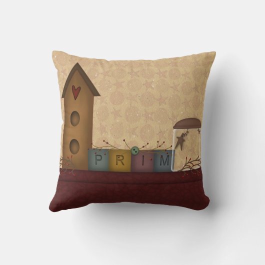 棚初期の枕 クッション (裏面)