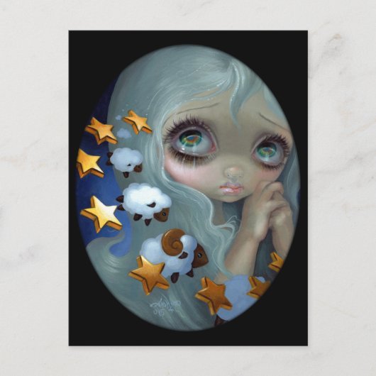 「棚卸し羊」はがき ポストカード (正面)