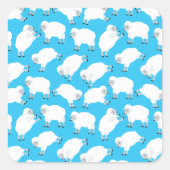 棚卸し羊 スクエアシール (正面)