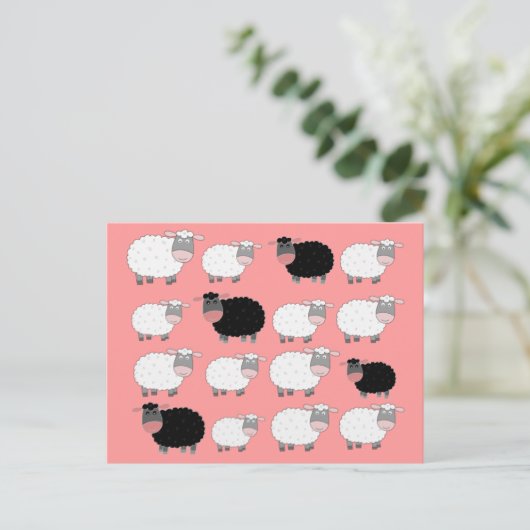 棚卸し羊 ポストカード (スタンド正面)