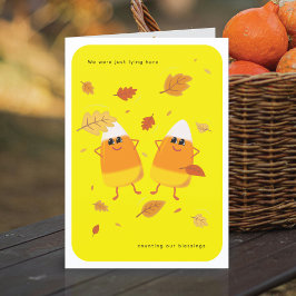 棚卸恵み | イエローキャンディーコーン秋 シーズンカード