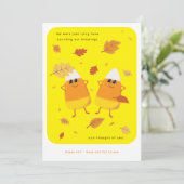 棚卸恵み | キュートイエローキャンディーコーン秋 シーズンカード (スタンド正面)