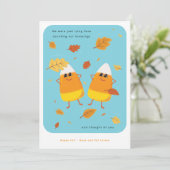 棚卸恵み | キュートスカイブルーキャンディーコーン秋 シーズンカード (スタンド正面)