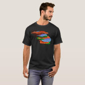 棚状キノコのゴルフ Tシャツ (正面フル)