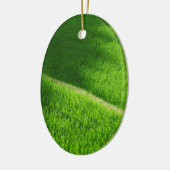 棚田の田んぼ日本 セラミックオーナメント (左)