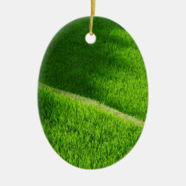 棚田の田んぼ日本 セラミックオーナメント